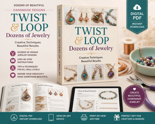 Twist and Loop – Dozens of Jewelry Designs (Digital PDF)